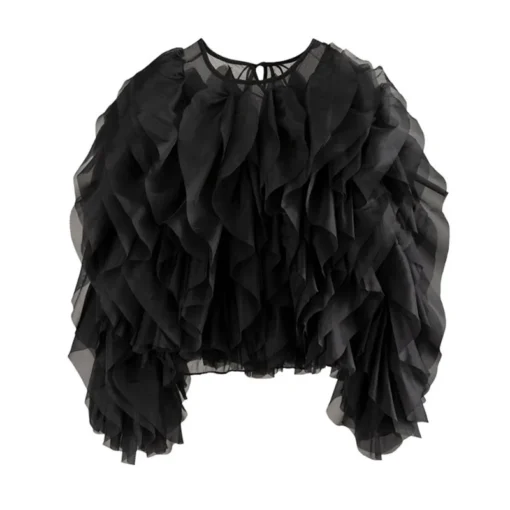 TWOTWINSTYLE Vintage Patchwork Blouse - Image 11