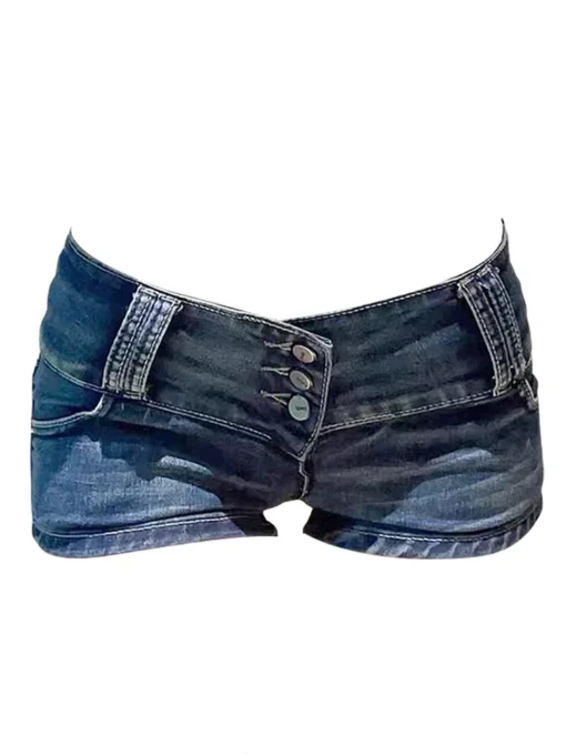 Y2k Low Rise Jean Shorts - Image 12