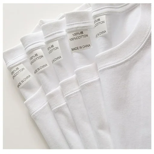 2PCS 100% Cotton Solid T Shirts - Image 15