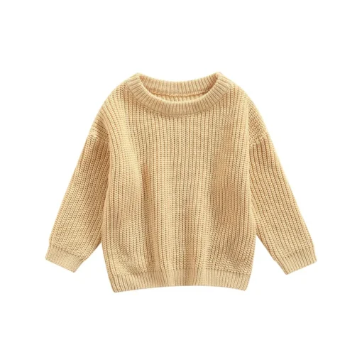 Suefunskry Newborn Baby Knitted Long Sleeve Autumn Winter Sweater - Image 26
