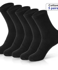 Men's Moisture Wicking Outdoor Hiking Work Cotton Socks