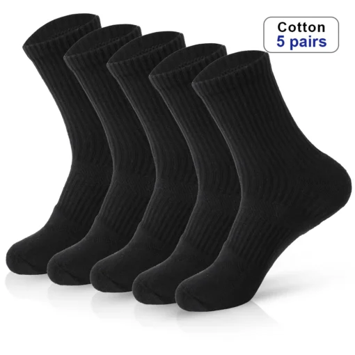 Men's Moisture Wicking Outdoor Hiking Work Cotton Socks