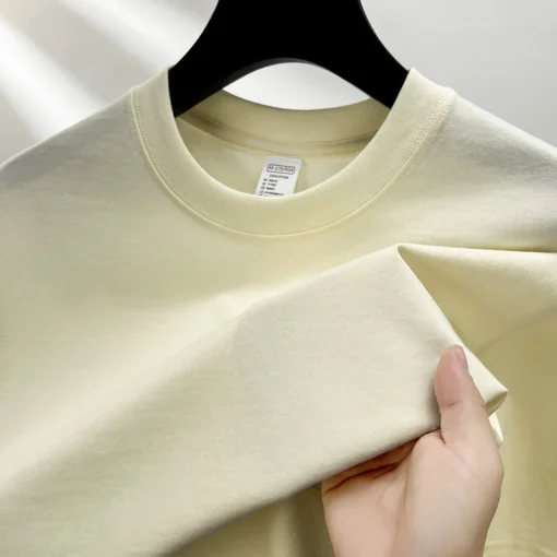 pure cotton summer high-end men's short sleeve T-shirt - Image 16