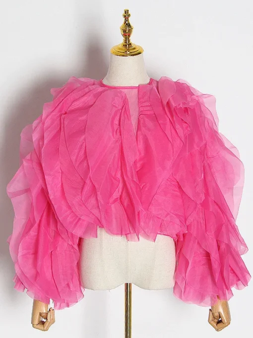 TWOTWINSTYLE Vintage Patchwork Blouse - Image 6