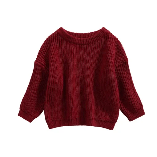 Suefunskry Newborn Baby Knitted Long Sleeve Autumn Winter Sweater - Image 8