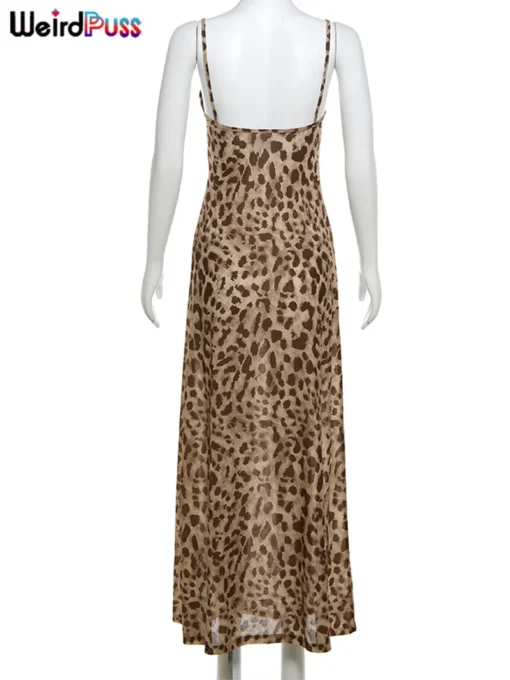 Leopard Print Dress - Image 11