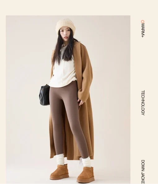 BIVIGAOS High Waist Fleece Leggings - Image 33