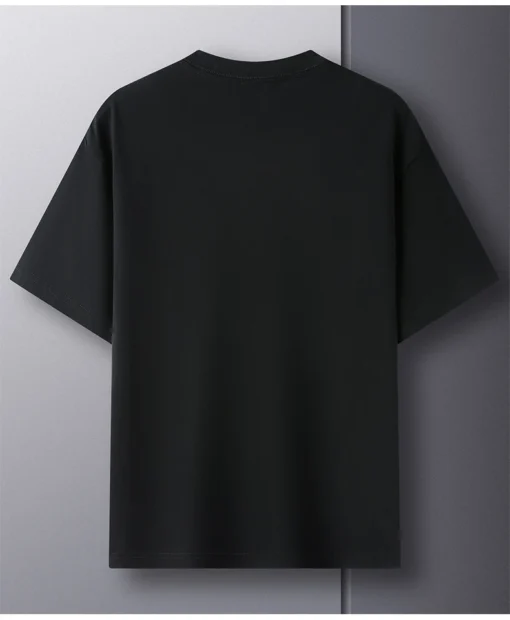 pure cotton summer high-end men's short sleeve T-shirt - Image 46
