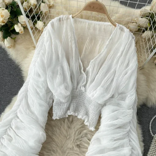 Sexy Chiffon Blouse - Image 23
