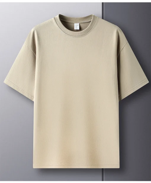 pure cotton summer high-end men's short sleeve T-shirt - Image 32