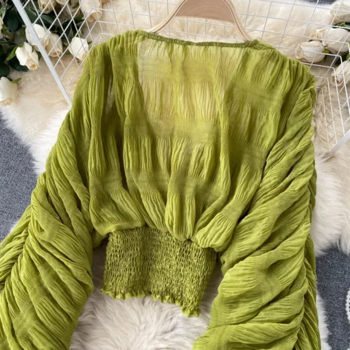Sexy Chiffon Blouse - Image 38