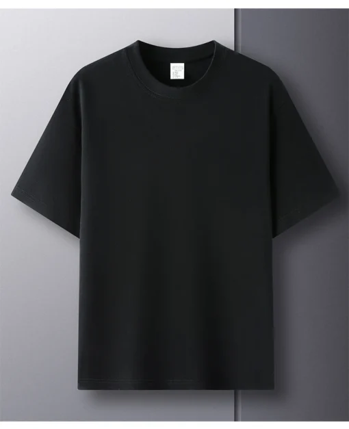 pure cotton summer high-end men's short sleeve T-shirt - Image 44