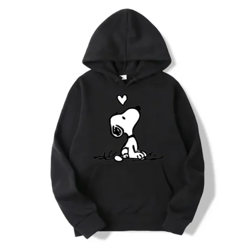 Pullover Snoopy Hoodie - Image 7