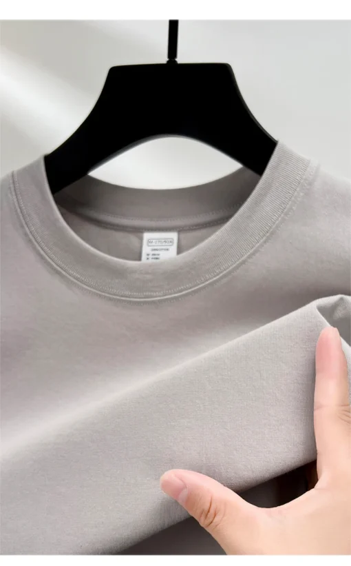 pure cotton summer high-end men's short sleeve T-shirt - Image 25
