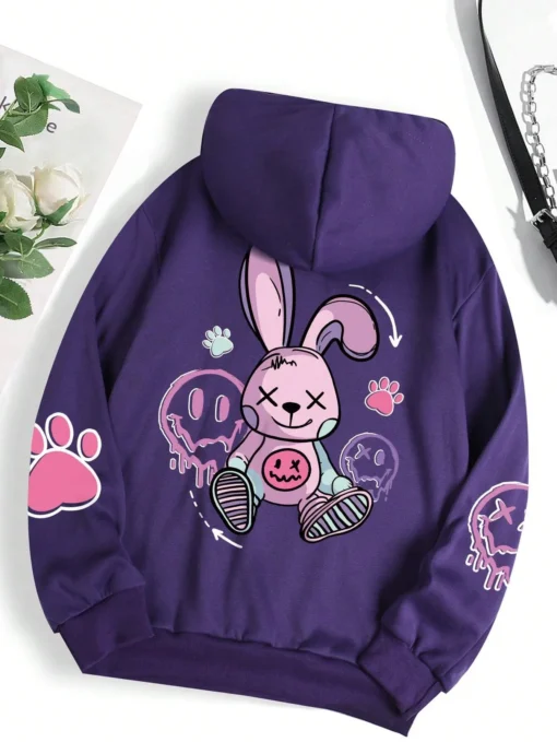 Hip Hop Printed Hoodie - Image 21