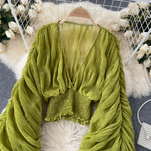Sexy Chiffon Blouse - Image 34