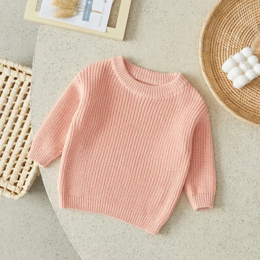 Suefunskry Newborn Baby Knitted Long Sleeve Autumn Winter Sweater - Image 42