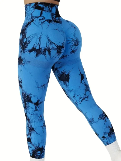 Women's Tie-Dye Yoga Pants - Image 9