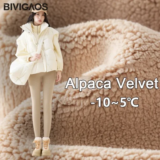 BIVIGAOS High Waist Fleece Leggings - Image 19
