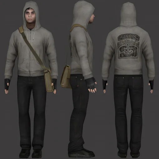 Simon Henriksson Cry of Fear Zipped Hoodie - Image 3