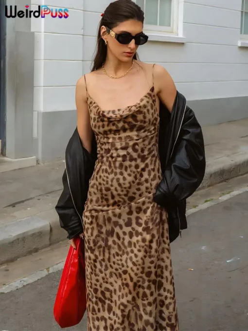 Leopard Print Dress - Image 20