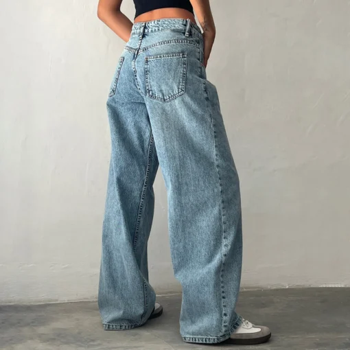 Y2K Baggy Jeans With Pockets - Image 2
