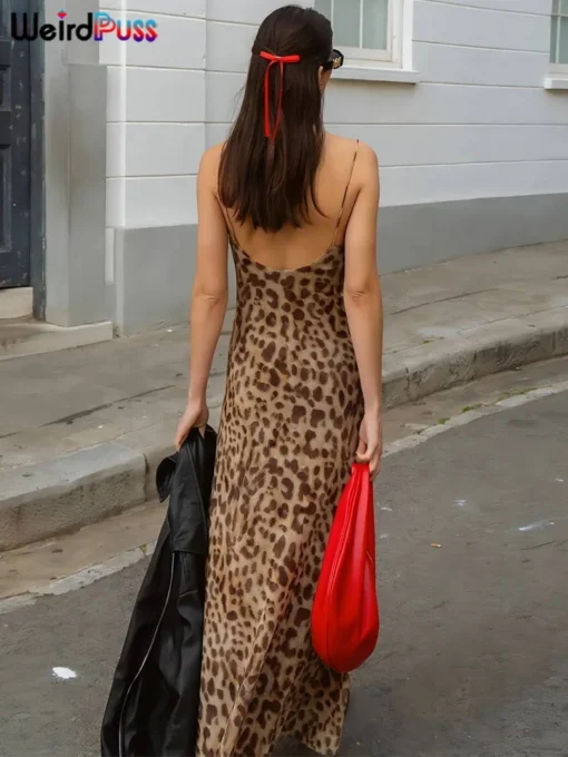Leopard Print Dress - Image 5