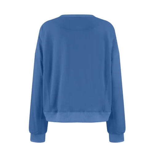 Long-Sleeved Simple Sweatshirt - Image 29