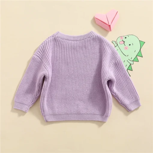 Suefunskry Newborn Baby Knitted Long Sleeve Autumn Winter Sweater - Image 90