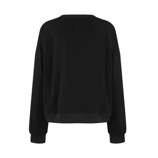 Long-Sleeved Simple Sweatshirt - Image 39
