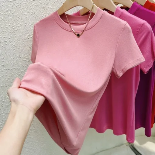 Crew Neck Fashion T Shirt - Image 10