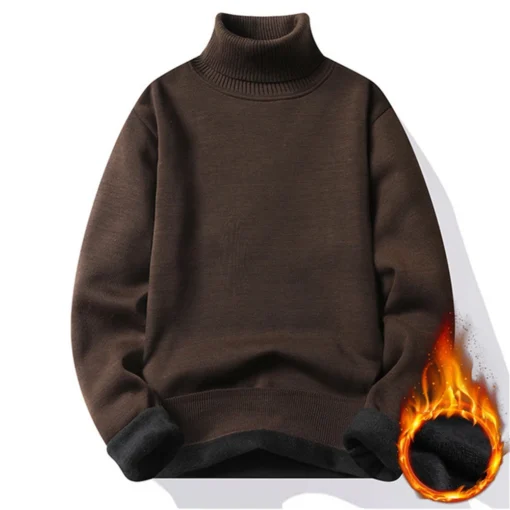 Men's Turtleneck Sweater - Image 6