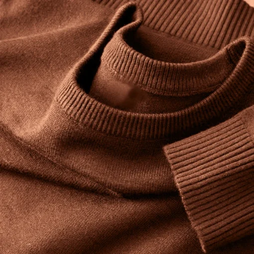Long Sleeve Knit Pullover Sweater - Image 5