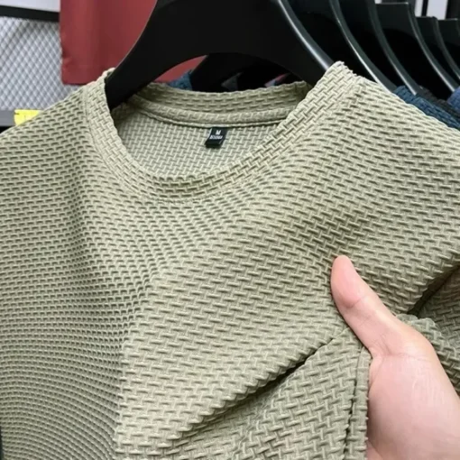 Mesh Bamboo Ice Silk T-shirt