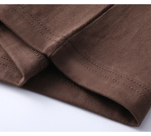 pure cotton summer high-end men's short sleeve T-shirt - Image 50