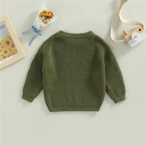 Suefunskry Newborn Baby Knitted Long Sleeve Autumn Winter Sweater - Image 82