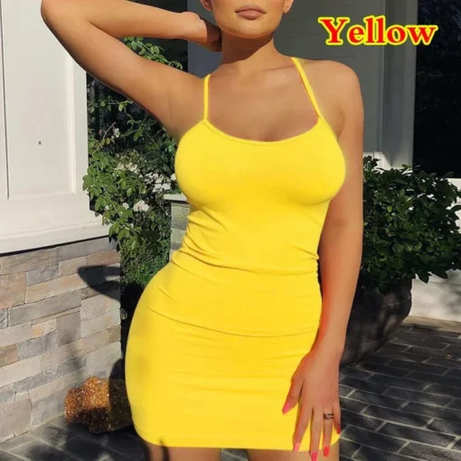 Spaghetti Strap Mini Dress - Image 10