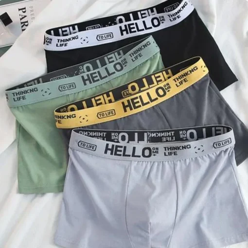 4Pcs Boxer Men's Underwear - Image 8