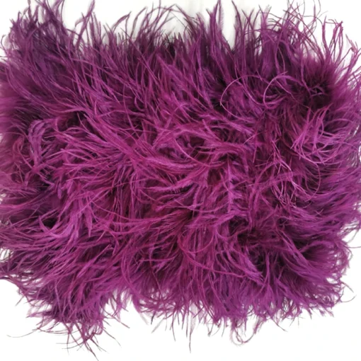 Ostrich Feather Mini Skirt - Image 57