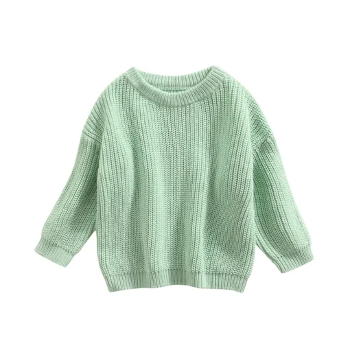 Suefunskry Newborn Baby Knitted Long Sleeve Autumn Winter Sweater - Image 18