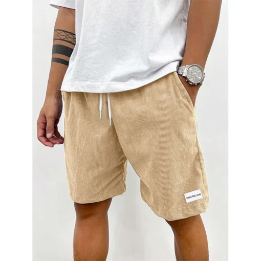 Summer Men Corduroy Sweatpants