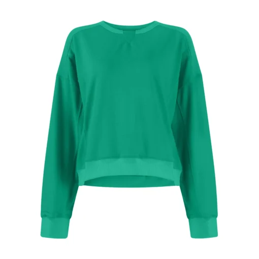 Long-Sleeved Simple Sweatshirt - Image 37