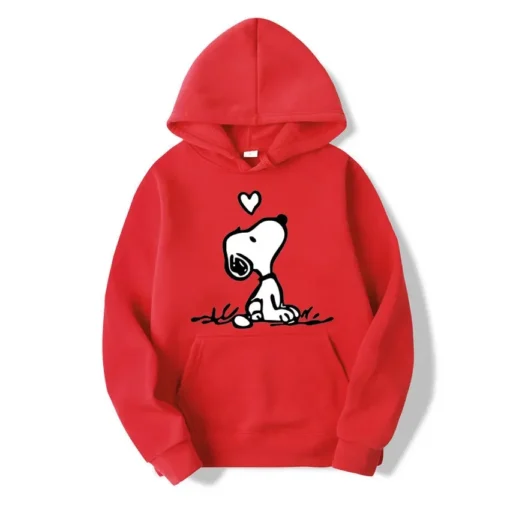Pullover Snoopy Hoodie - Image 8