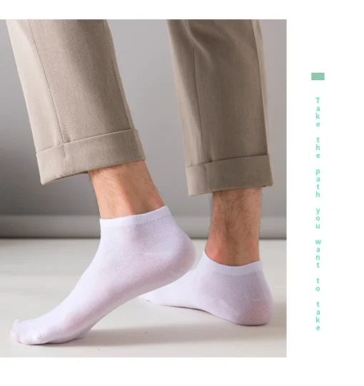 Unisex 40/20/10 Pairs of Solid Color Socks - Image 17