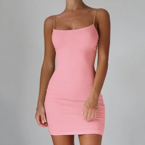 Spaghetti Strap Mini Dress - Image 27