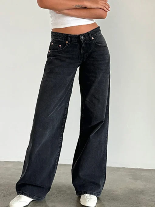 Y2K Baggy Jeans With Pockets - Image 11