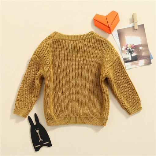 Suefunskry Newborn Baby Knitted Long Sleeve Autumn Winter Sweater - Image 115