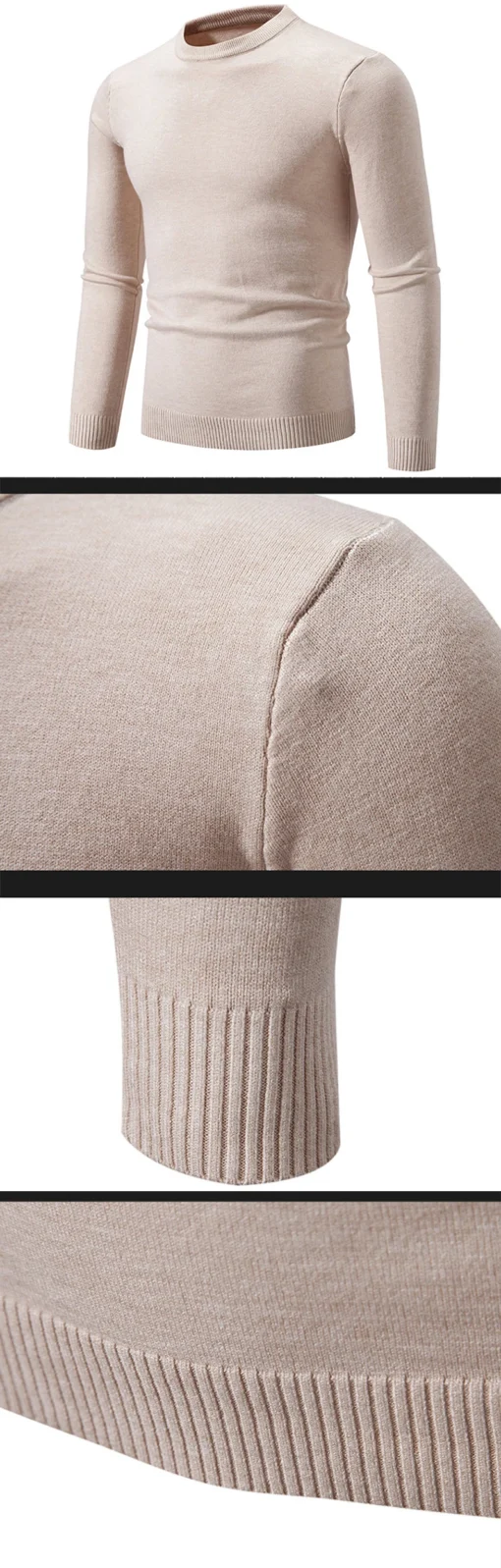 Long Sleeve Knit Pullover Sweater - Image 10