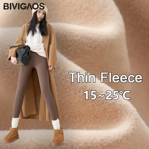 BIVIGAOS High Waist Fleece Leggings - Image 10
