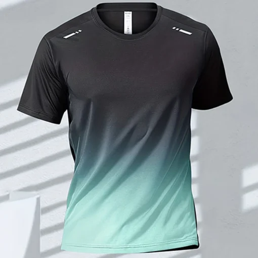 Quick-drying Gradient Short Sleeve T-Shirt